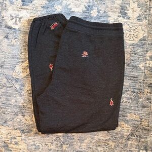 LOFT Jogger Pants with Red Accents